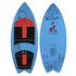 Ronix Boy's Super Sonic Space Odyssey Fish Wakesurf - Azul / Rojo / Negro
