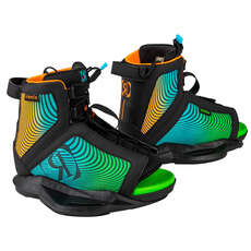 Bota De Wakeboard Ronix Boy's Vision - Negro / Naranja / Verde