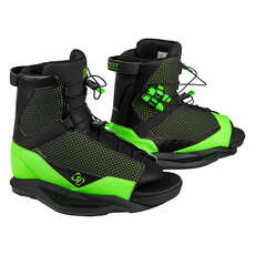 Bota De Wakeboard Ronix District - Negro / Verde