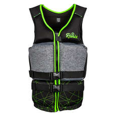 Ronix Driver's Ed Capella 3.0 Teen Cga Wake Vest - Negro / Lima Ronix Driver's Ed Capella 3.0 Teen Cga Wake Vest - Negro / Lima