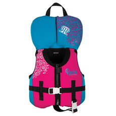 Ronix Girl's August Cga Wake Vest - Azul / Rosa