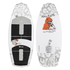 Ronix Kid's Super Sonic Space Odyssey Powertail Wakesurf - Blanco / Naranja