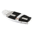 Ronix Kid's Super Sonic Space Odyssey Powertail Wakesurf - Blanco / Naranja