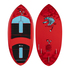 Ronix Kid's Super Sonic Space Odyssey Skimmer Wakesurf - Rojo / Menta / Negro