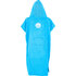 Poncho De Algodón Rizo De Aliso Cambiador - Azul