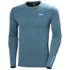 Helly Hansen Hh Lifa Active Solen Ls Top - North Teal Blue 49348 Helly Hansen Hh Lifa Active Solen Ls Top - North Teal Blue 49348