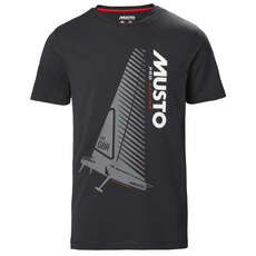 Camiseta Musto Ocean Born - Negro 82060 Camiseta Musto Ocean Born - Negro 82060