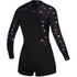 Traje De Neopreno Corto Mystic Diva 2 / 2Mm F-Zip Longarm Shorty Para Mujer - Negro 200071