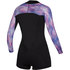Traje De Neopreno Corto Mystic Diva 2 / 2Mm F-Zip Longarm Shorty Para Mujer - Negro / Morado 200071