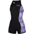Traje De Neopreno John Corto Con Cremallera Trasera Mystic Diva 2 / 2Mm Para Mujer - Negro / Morado 200074