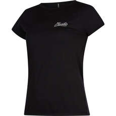 Camiseta Mystic Diva Quickdry De Manga Corta Para Mujer - Negro 190098