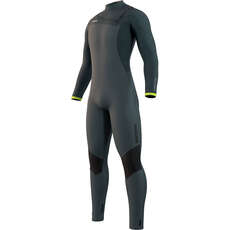 Traje De Neopreno Mystic Majestic 3/2 Gbs Con Cremallera Frontal - Dark Leaf 210058