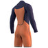 Traje De Neopreno Mystic Marshall 3/2 Gbs Longarm Shorty Frontzip - Negro 210112