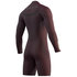 Traje De Neopreno Mystic Marshall 3/2 Gbs Longarm Shorty Frontzip - Merlot 210112