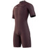 Traje De Neopreno Corto Con Cremallera Frontal Mystic Marshall 3/2 Gbs - Merlot 210113