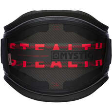 Arnés De Cintura De Carbono Mystic Stealth Sin Barra Separadora - Negro / Rojo 200090