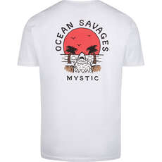Camiseta Mystic Sundownder - Blanco 210219 Camiseta Mystic Sundownder - Blanco 210219