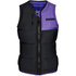 Chaleco De Impacto De Wakeboard Mystic Dazzled Fzip Para Mujer - Negro Púrpura 200187