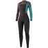 Traje De Neopreno Mystic Para Mujer Diva 4 / 3Mm Front Zip - Negro / Menta 210076