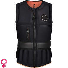 Chaleco De Impacto De Wakeboard Mystic Gem Fzip Para Mujer - Negro 210159