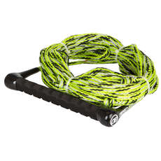 Obrien 2-Section Wake Combo Cuerda Y Mango - Verde / Negro Obrien 2-Section Wake Combo Cuerda Y Mango - Verde / Negro