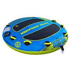 Obrien Super Screamer Tubo Para Bote Remolcable Para 2 Personas - Azul / Amarillo