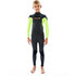 Traje De Neopreno Rip Curl Junior Dawn Patrol 5 / 3Mm Con Cremallera En El Pecho - Fluro Lemon Wsm9Pb