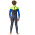 Traje De Neopreno Con Cremallera Trasera Rip Curl Junior Omega 3 / 2Mm - Neon Lime Wsmytb
