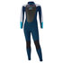 Traje De Neopreno Sola Kids Fire 4 / 3Mm Back Zip - Azul Marino / Gris A1509