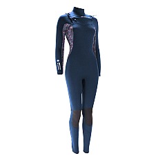 Traje De Neopreno Sola Mujer Nova 5 / 4Mm Front Zip - Azul Marino Traje De Neopreno Sola Mujer Nova 5 / 4Mm Front Zip - Azul Marino