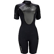Traje De Neopreno Para Mujer Sola Ignite 3 / 2Mm Shorty - Volcanic Black A1722 Traje De Neopreno Para Mujer Sola Ignite 3 / 2Mm Shorty - Volcanic Black A1722
