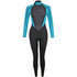 Traje De Neopreno Typhoon Storm3 3 / 2Mm Backzip Para Mujer - Aqua 250885