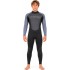 Traje De Neopreno Typhoon Swarm3 De 3/2 Mm Con Cremallera Trasera - Negro/Grafito 250980