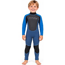 Traje De Neopreno Typhoon Swarm3 Infants 3 / 2Mm Fullsuit - Azul Acero / Azul 250994