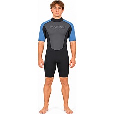 Traje De Neopreno Corto Typhoon Swarm3 3 / 2Mm - Negro / Azul Acero 250983