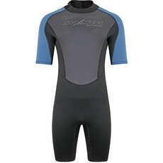 Muta Typhoon Swarm3 3 / 2Mm Shorty - Acciaio Nero / Blu 250983