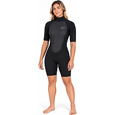 Typhoon Mujer Storm3 3 / 2Mm Shorty Traje De Neopreno - Negro 250894 Typhoon Mujer Storm3 3 / 2Mm Shorty Traje De Neopreno - Negro 250894