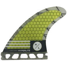 Set Di Pinne Da Surf Hyperlite Carbon Da 4,75 Pollici Con Chiave