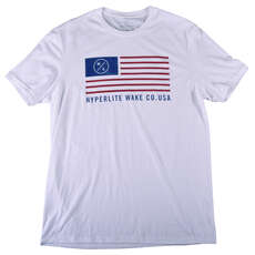 Camiseta De Manga Corta Hyperlite Merica - Blanco Camiseta De Manga Corta Hyperlite Merica - Blanco
