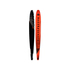 Radar Senate Graphite Waterski - Carbono / Naranja / Blanco