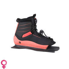 Radar Skis Mujer Lyric Boot Front Feather Frame - Coral / Negro