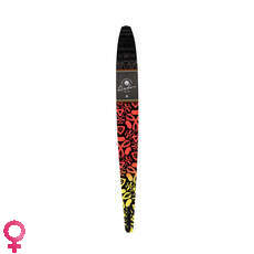 Radar Mujer Lyric Graphite Waterski - Carbón / Coral / Amarillo