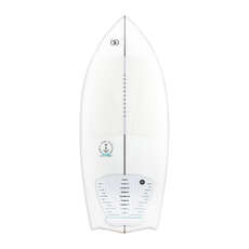 Ronix Flyweight Bat Tail Hybrid Surfer - Blanco / Azul Ronix Flyweight Bat Tail Hybrid Surfer - Blanco / Azul
