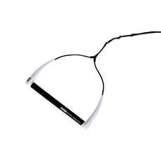 Ronix North Dyneema Manija De Bloqueo De Barra Con Agarre Oculto - Negro / Blanco