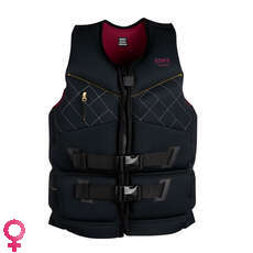 Chaleco De Impacto Ronix Supernova Capella 3.0 Para Mujer - Negro / Merlot Chaleco De Impacto Ronix Supernova Capella 3.0 Para Mujer - Negro / Merlot
