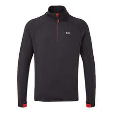 Gill Os Camiseta De Cuello Con Cremallera Térmica - Grafito 1081