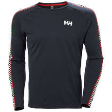 Camiseta Térmica Helly Hansen Lifa Active Stripe Crew - Azul Marino 49412 Camiseta Térmica Helly Hansen Lifa Active Stripe Crew - Azul Marino 49412