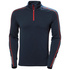 Helly Hansen Hh Lifa Merino Camiseta Térmica Ligera Con 1/2 Cremallera - Azul Marino 49369