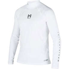 Magic Marine Cube Rash Guard De Manga Larga - Blanco Mm081009