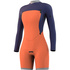 Mystic Mujeres Dazzled 3/2 Longarm Shorty Wetsuit - Negro 220095